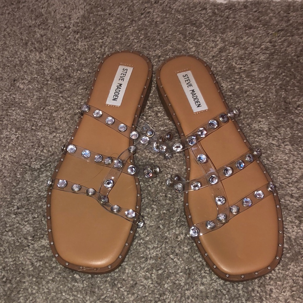 Steve Madden Lyna Clear Sandals